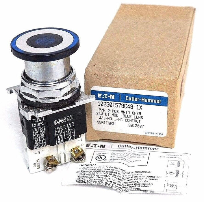 NIB CUTLER HAMMER 10250T579C49-1X SERIES A2, S013007, 68C2911H01