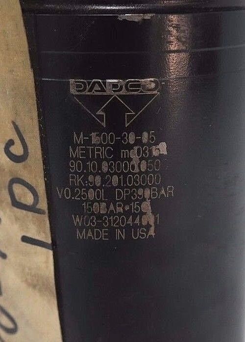 NEW DADCO M-1500-30-05 GAS SPRING METRI: MD0315 90.10.03000050 RK:90.201.03000
