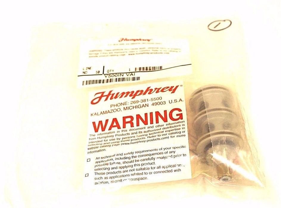 NEW HUMPHREY Y500IN VAI CARTRIDGE INSERT VALVE 1/2" ORIFICE Y500INVAI