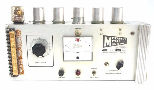 METABLOC METAL MONITOR SP-6A SOLID STATE METAL DETECTOR SP6A