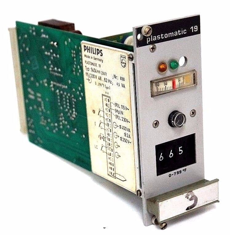 PHILIPS PLASTOMATIC 19 TYP: 940499920671 NR; 8188 115/230V 48...62HZ 4,5WA