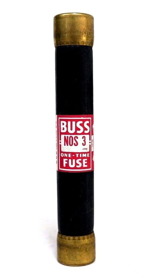 NEW BUSSMANN BUSS NOS3 ONE TIME FUSE 600VOLTS, NOS-3 - LOT OF 20