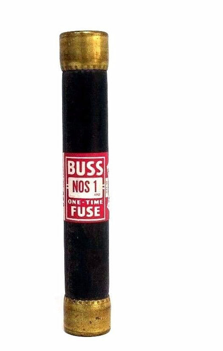 NEW BUSSMANN BUSS NOS1 ONE TIME FUSE 600VOLTS NOS-1 - LOT OF 11