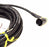 LOT OF 4 NIB TELEMECANIQUE XXZAC117 M12 CABLE 4-PIN W/LEDS 16' RT ANGLE AC-117
