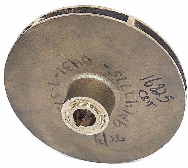 NEW GOULDS PUMP 444R227 VANE IMPELLER 9P1 47775-0431-7.375" BRASS