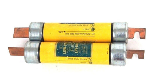 LOT OF 2 COOPER BUSSMANN LPS-RK-80 LOW-PEAK TIME DELAY FUSES CLASS RK1 LPSRK80