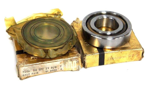 LOT OF 2 NIB RHP 7206 DU EP7 ZV O/D PRECISION BEARINGS 7206DUEP7ZVOD