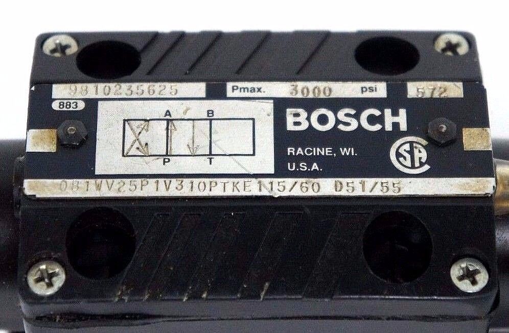 REPAIRED BOSCH 9810235625 DIRECTIONAL CONTROL VALVE 081WV25P1V310PTKE