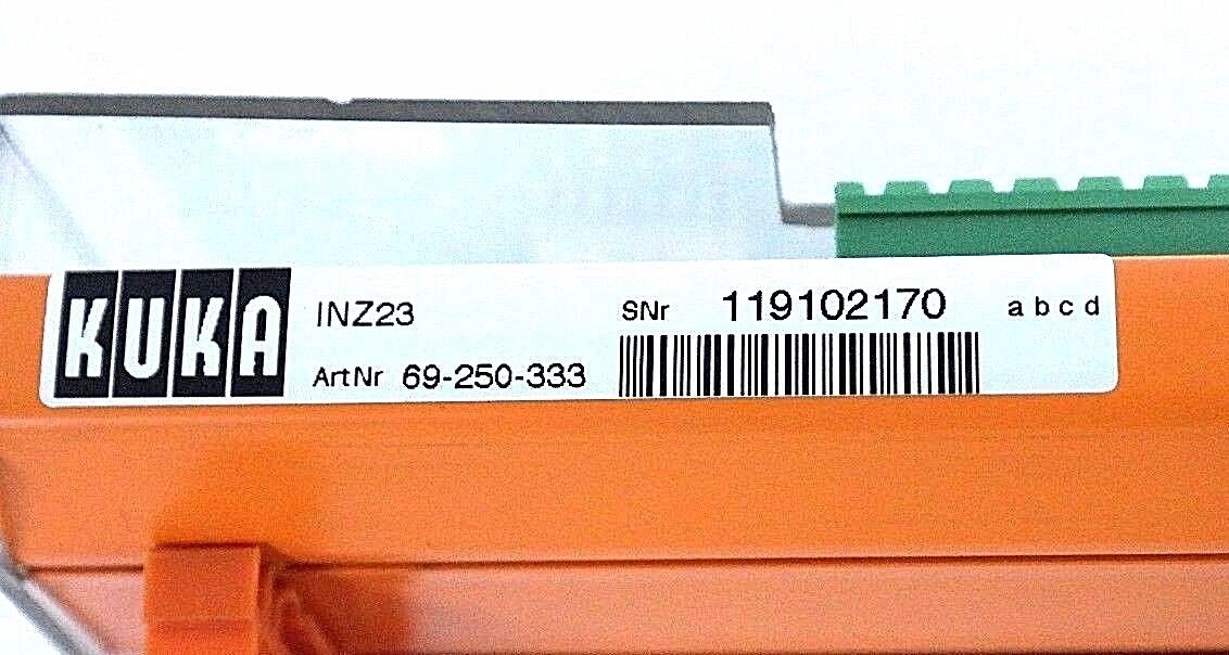 KUKA INZ23 POWER MODULE ASSEMBLY 69-250-333 INZ22/1 69250333