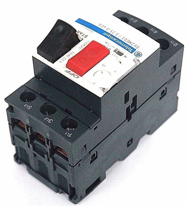 NIB TELEMECANIQUE GV2ME03 MOTOR CIRUIT BREAKER TESYS-034299 0,25-0/40A, GV2-ME03