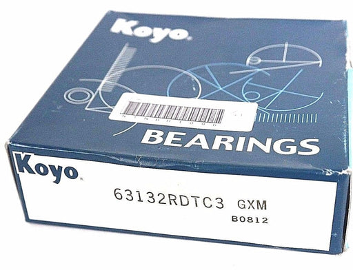 NIB KOYO 63132RDTC3 GXM B0812 BEARING 63132RDTC3GXM