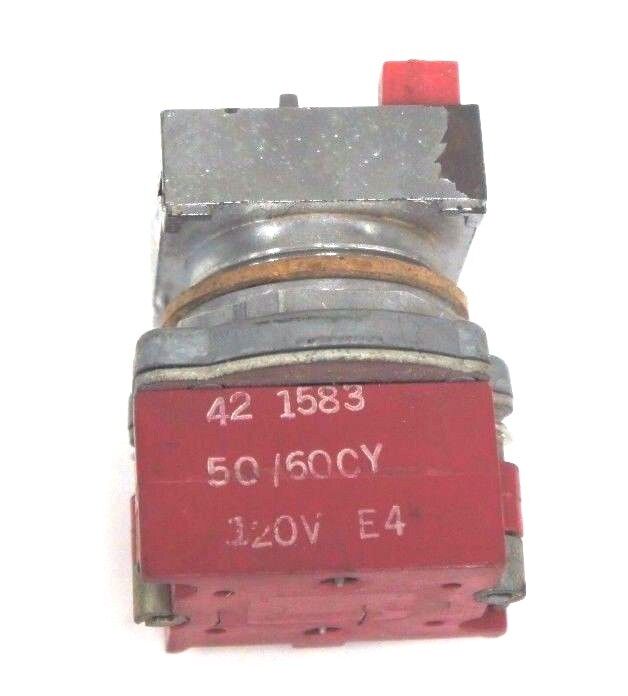 CUTLER HAMMER 42-1583 CURRENT TRANSFORMER 50/60CY 120V E4 421583