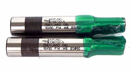 NEW API INC. 738732-5 PUNCH 0987-JN50 OBL 16X90 P14 W8 BS@90 - LOT OF 2