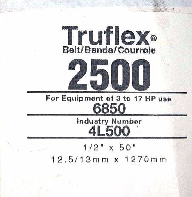 LOT OF 6 NEW GATES TRUFLEX V BELTS 4L510 4L500 4L350