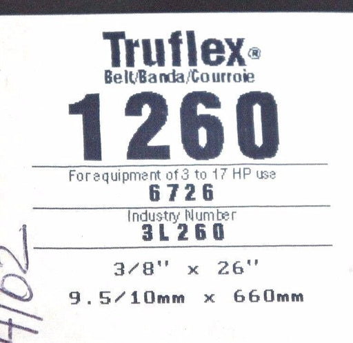 LOT OF 7 NEW GATES TRUFLEX V BELTS 3L230 3L220 3L260