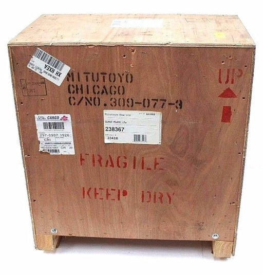 NEW MITUTOYO 238367 GLASS PLATE 33418