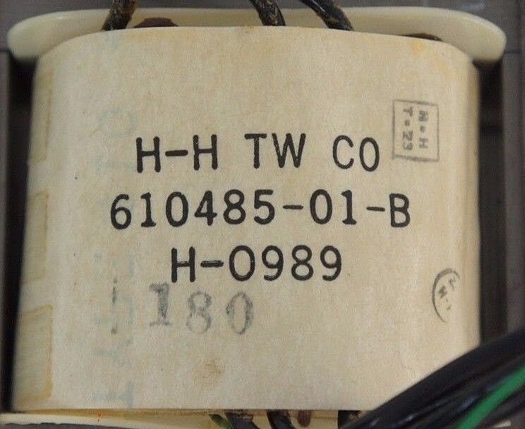 H-H TW CO 610485-01-B TRANSFORMER H-0989