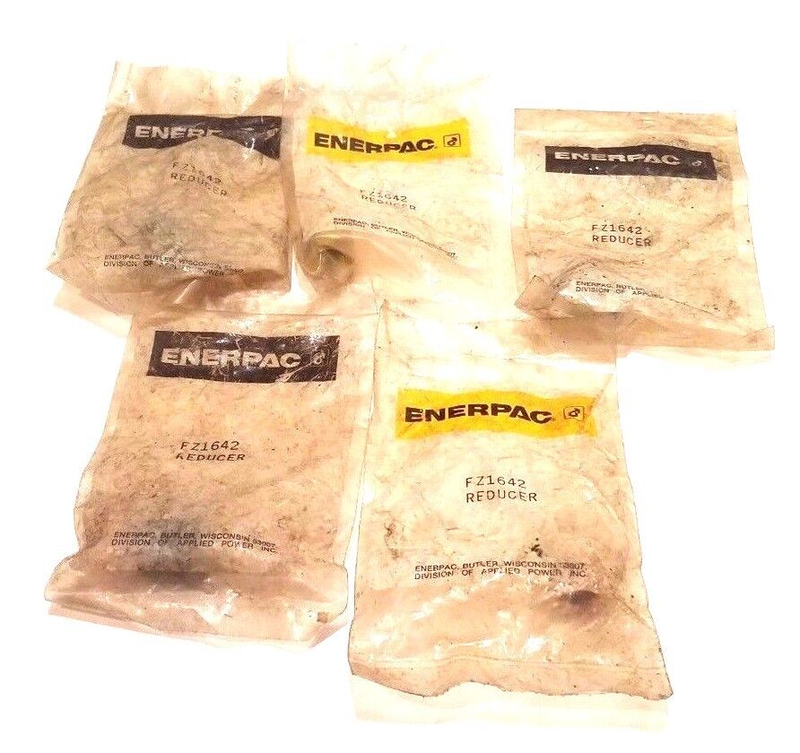 LOT OF 5 NEW ENERPAC FZ1642 REDUCERS 1/4" NPT - 1/8" NPT
