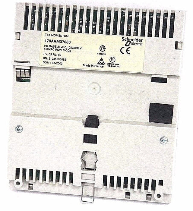 SCHNEIDER ELECTRIC 170ARM37030 I/O BASE, 24VDC, 10IN/8RLY