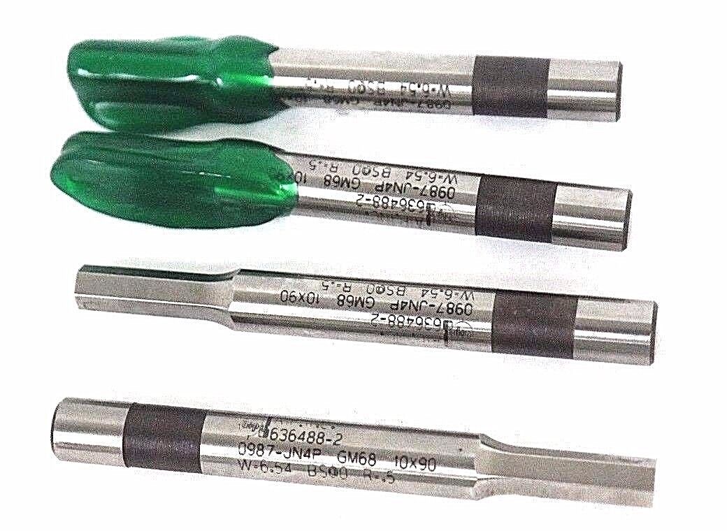 NEW AIP INC. 636488-2 PUNCH 0987-JN4P GM68 10X90 W=6.54 BS@0 R=.5 - LOT OF 4