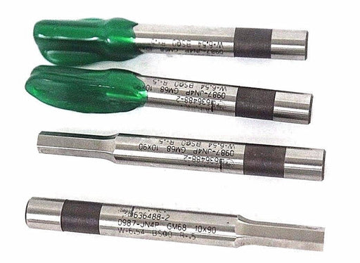 NEW AIP INC. 636488-2 PUNCH 0987-JN4P GM68 10X90 W=6.54 BS@0 R=.5 - LOT OF 4