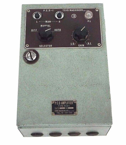 NEW TOYO MACHINERY P.C.D AMPLIFIER, TYPE: P.C.D-1, DATE:74.5, NO:88, PCD-1 PCD1