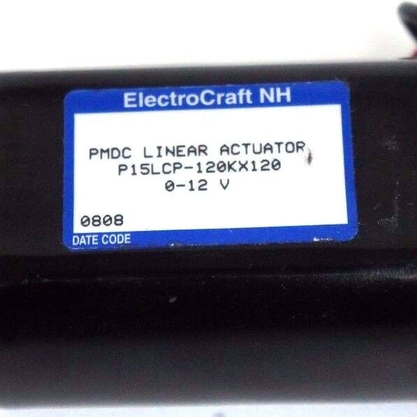 NEW ELECTROCRAFT P15LCP-120KX120 PMDC LINEAR ACTUATOR 0-12V, P15LCP120KX120