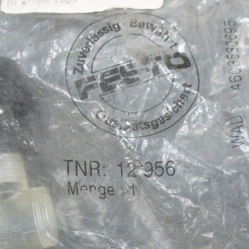 NIB FESTO TNR: 12956 CONNECTOR ANGLED SOCKET SIE-WD-TR