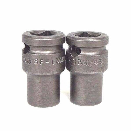 LOT OF 15 NEW APEX SF-13MM43 SHALLOW WELL METRIC SOCKET 3/8" DRIVE 13MM SF13MM43