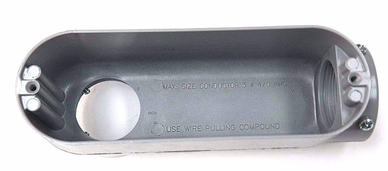 NIB CROUSE HINDS LB65MT 2" LB COMBO FITTING SIZE: 2" CONDUIT BODIES