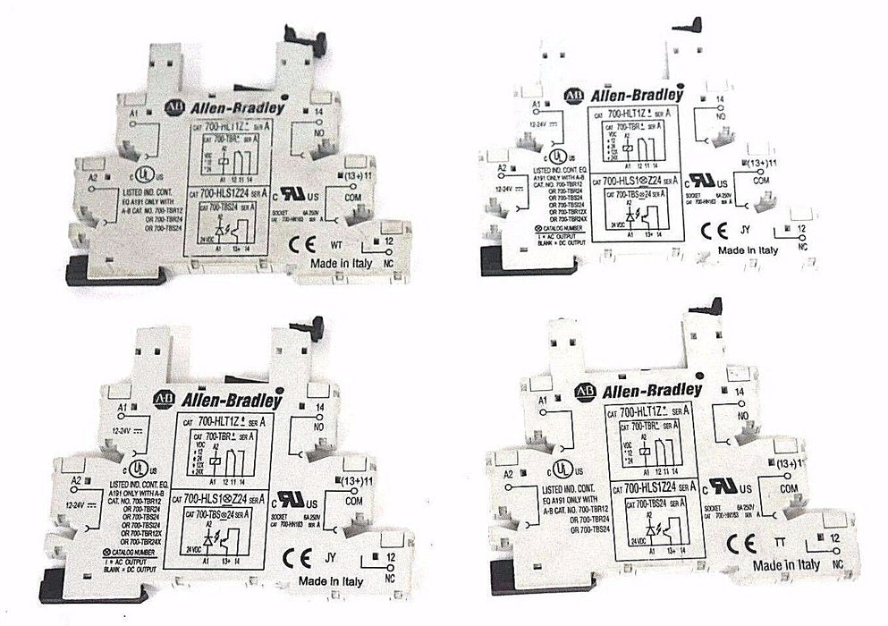 LOT OF 4 NEW ALLEN BRADLEY 700-HLT1Z TERMINAL BLOCKS SER. A, 700HLT1Z