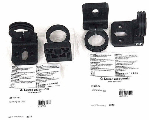 NIB LEUZE ELECTRONIC BT-360-SET HOLDER SET PART NO. 429055 - LOT OF 4