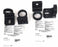 NIB LEUZE ELECTRONIC BT-360-SET HOLDER SET PART NO. 429055 - LOT OF 4