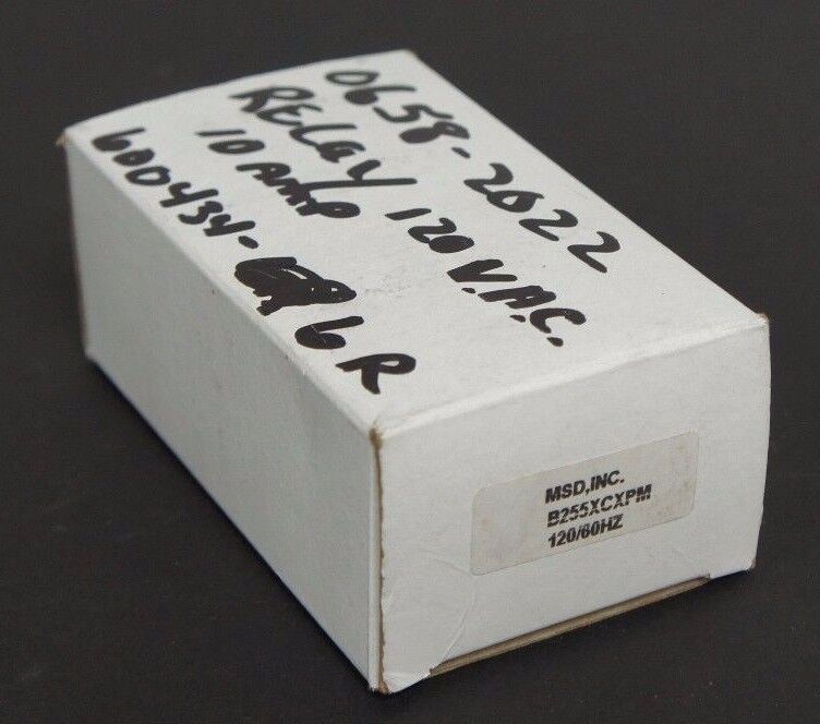 NIB MSD INC B255XCXPM RELAY 120V, 60HZ