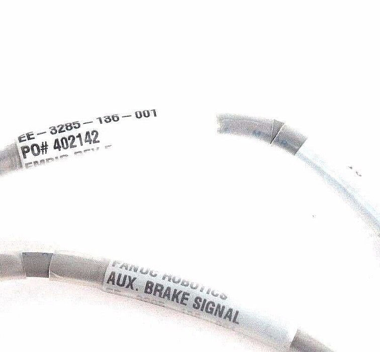 LOT OF 2 FANUC ROBOTICS EE-3285-136-001 AUX AXIS BRAKE SIGNAL CABLE EMPIR REV. E