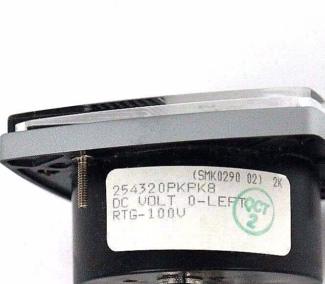 NIB YOKOGAWA 254320PKPK8 PANEL METER RTG-100V, 0-100V
