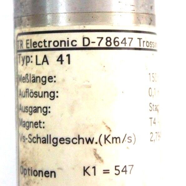 TR ELECTRONIC D-78647 ENCODER 07425/2280, TYP: LA 41, D78647