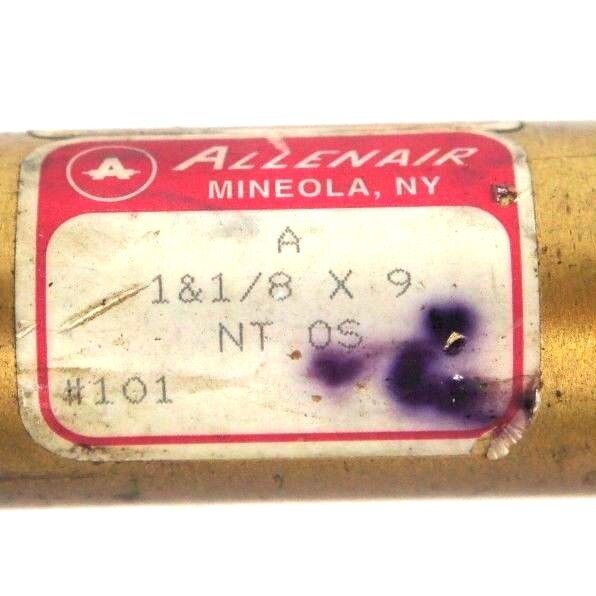 ALLENAIR 1-1/8 X 9 PNEUMATIC CYLINDER, 1&1/8X9