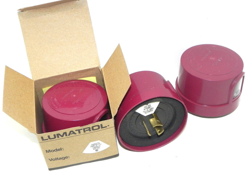 LOT OF 3 PRECISION P68-275 PHOTOELECTRIC TWIST LOCK P68275, 208-277V
