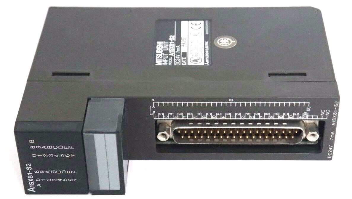 MITSUBISHI A1SX81-S2 INPUT MODULE A1SX81S2, DC24V, 7mA