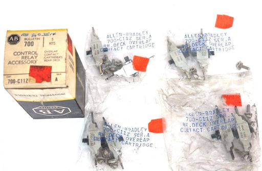 LOT OF 4 NEW ALLEN BRADLEY 700-C11Z CONTACT CARTRIDGES 700C11Z SER. A