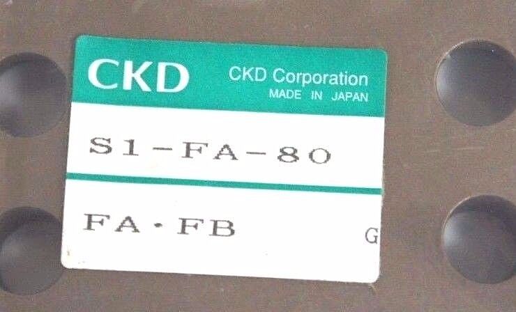 NIB CKD S1-FA-80 MOUNTING BRACKET FA-FB, S1FA80