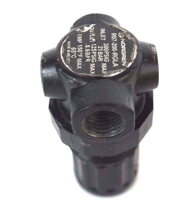 NORGREN R07-200-RGLA REGULATOR 1/4" PORT R07200RGLA