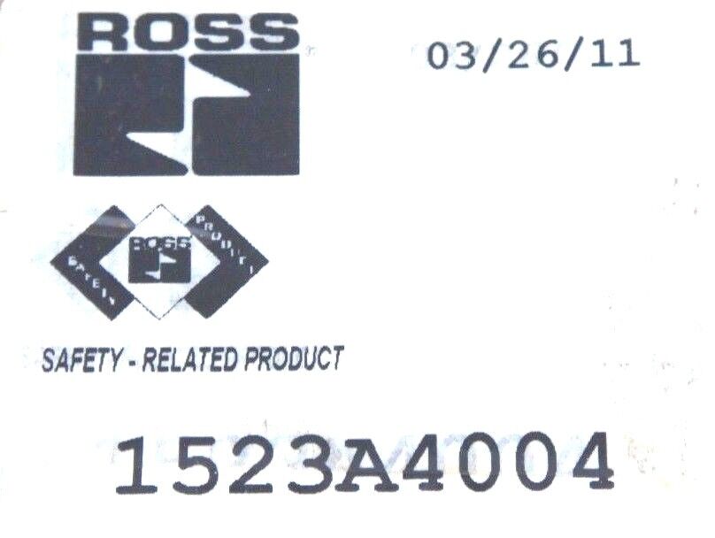NIB ROSS 1523A4004 L-O-X ENERGY ISOLATION VALVE 0-20 BAR