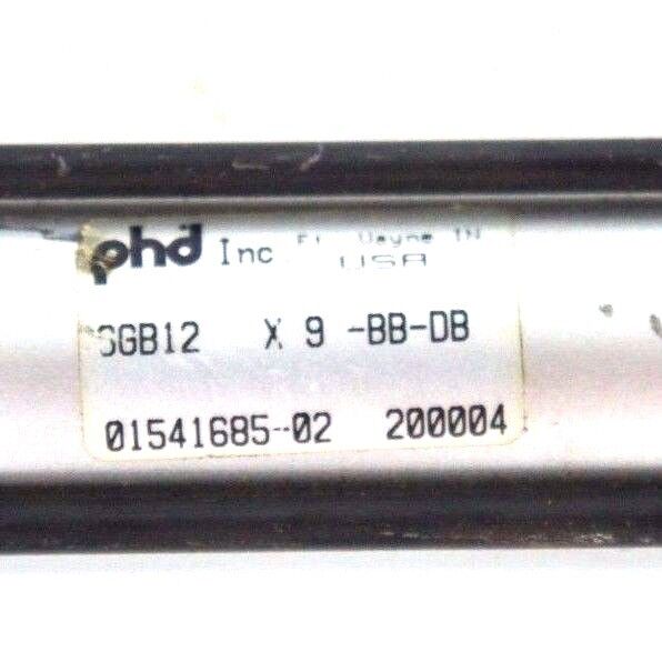 PHD SGB12 X 9-BB-DB PNEUMATIC CYLINDER SGB12X9BBDB 01541685-02