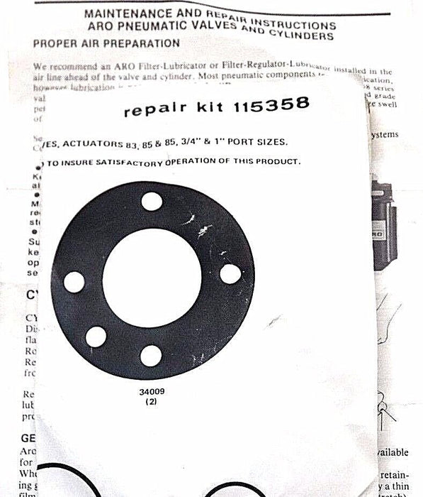 NEW ARO 115358 REPAIR KIT