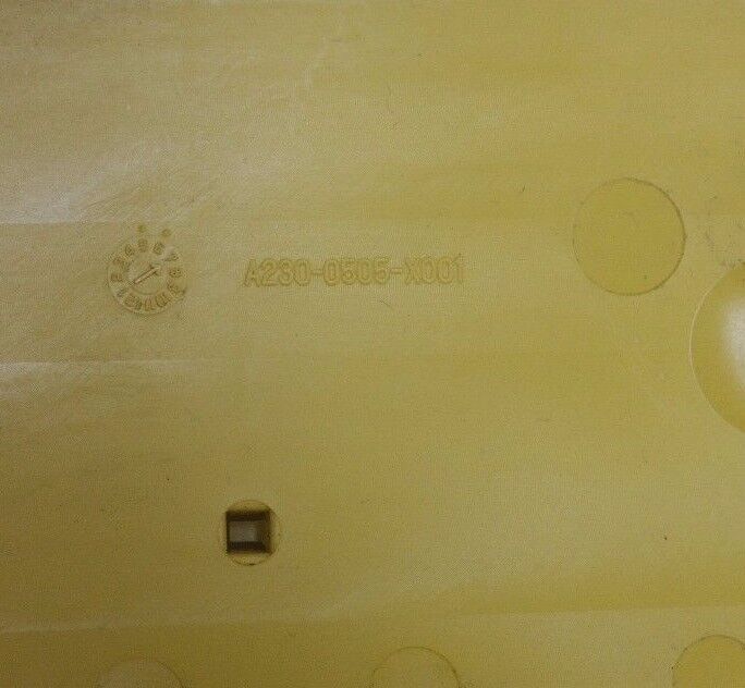 FANUC AMPLIFIER PLASTIC COVER A230-0505-X001 YELLOW CASE A2300505X001
