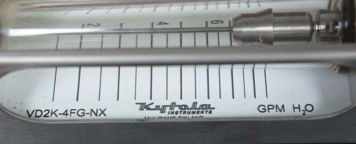 KYTOLA VD2K-4FG-NX DUAL VARIABLE FLOW METER 1-8 GPM VD2K4FGNX