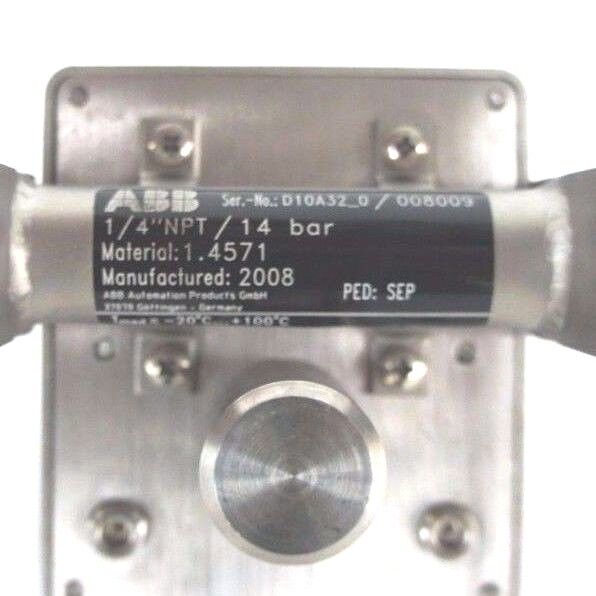 NEW ABB MOD. D10A32-0 FLOWMETER 0-2.0 240150211/X011 TAG NO. 208FG-1052
