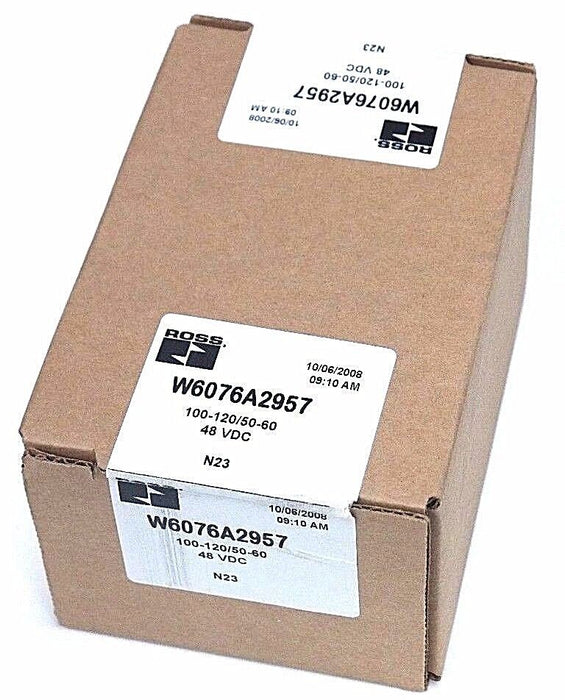 FACTORY SEALED ROSS W6076A2957 ENERGY SAVER 100-120/50-60, 48 VDC